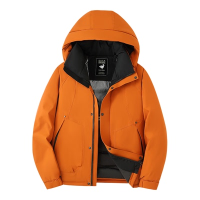 花花公子冬季加厚保暖羽绒服外套