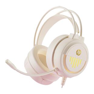 HP惠普猫耳朵有线头戴式耳机电竞游戏专用笔记本台式电脑女生耳麦