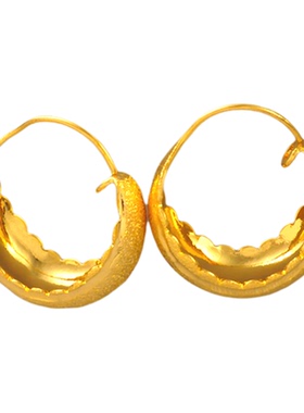 金店同款满天星耳圈耳环