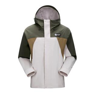 骆驼熊猫系列单层冲锋衣男新款三防硬壳外套防风防水徒步登山服