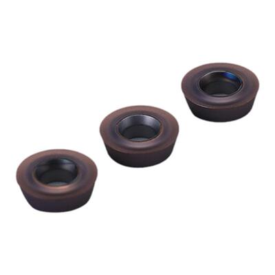 富士元数控铣刀片RDMT0802MOTN硬质合金钢件不锈钢专用R4圆刀粒