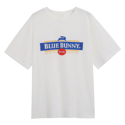 欧尼不胖2026新款超火减龄短袖上衣春款胖mm宽松显瘦遮肚子t恤潮