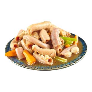 然进特级竹肠餐厅速冻半成品铁板粉肠皇生猪十二指肠腌制食材500g