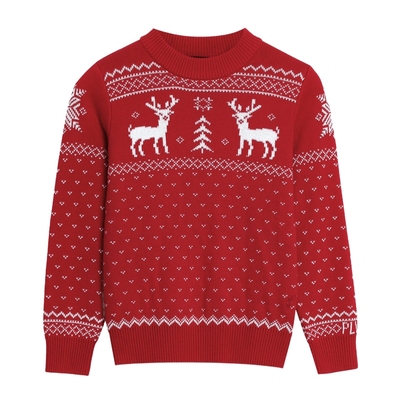 POLOWALK圆领百搭长袖针织衫