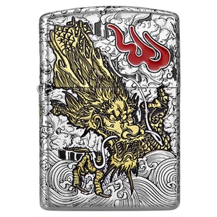 ZIPPO官方旗舰店之宝正品云起龙骧防风煤油打火机送男友生日礼物