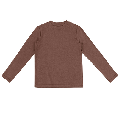 半高领打底衫女秋冬磨毛加厚内搭小立领纯色叠穿可外穿高级感上衣