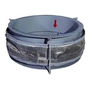 矩形非金属圆形蒙皮补偿器柔性织物软连接膨胀节耐腐蚀高温烟风道