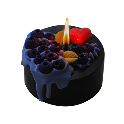 蓝豆沙小众生日礼物蛋糕香薰蜡烛