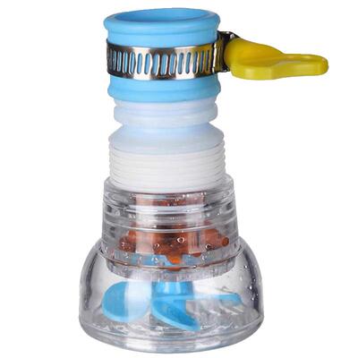 厨房过滤水龙头防溅水花洒过滤延伸器可旋转伸缩自来水节水滤水器