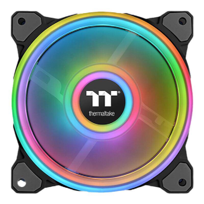 tt机箱CPU散热风扇Quad12cmRGB