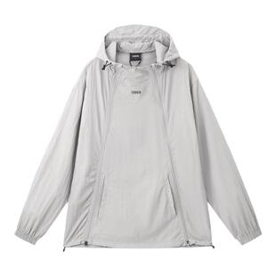 17CREW双拉链连帽骑行外套休闲户外透气防晒宽松海滩上衣男女潮