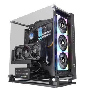 Tt Core P3 TG Pro白色MOD水冷电脑主机开放式机箱可壁挂ATX竖插