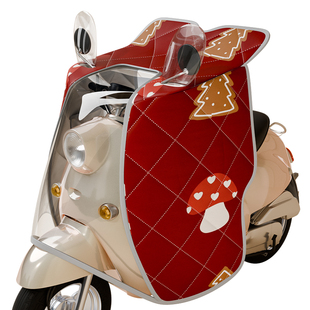 电动车挡风被夏季全包防晒遮阳罩电瓶摩托车四季通用防雨防水薄款