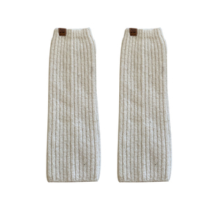 淡时光烟色羊毛袜套女 秋冬季加绒jk针织腿套y2k堆堆袜搭配雪地靴