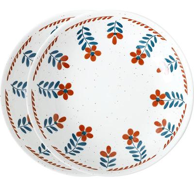 川岛屋陶瓷盘子高级感釉下彩餐具