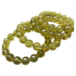 精品 6A级别天然墨西哥净水蓝珀单圈手链 男女款琥珀蓝珀正品