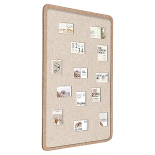 毛毡墙贴相片墙高级感入户门玄关客厅照片展示墙家庭组合相框背景板免打孔自粘创意墙面装饰软木板留言愿景墙