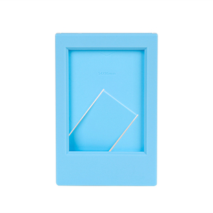 拍立得卡套instax mini25照片框收纳册保护套白边卡片展示架相纸摆台展示框立牌小相框立式3寸迷你卡册相册本