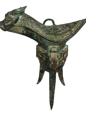 仿古做旧铜摆件工艺青铜器