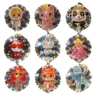 新款发光卡通波波球灯笼闪光气球小礼品儿童玩具夜市摆地摊小商品