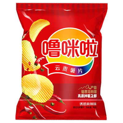 云南特产噜咪啦薯片麻辣