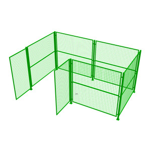 义乌加厚仓库隔离网快递分拣铁丝围栏工厂栅栏防护门车间隔断护栏
