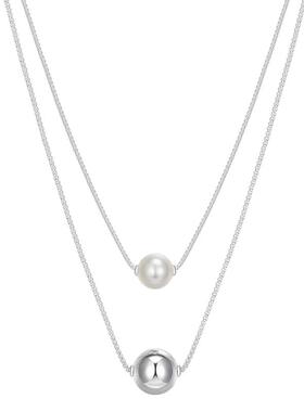 MonteLuna双层大颗淡水珍珠项链