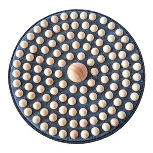 实木脚踩踏室内原地超慢跑指压板足底穴位按摩神器通经络足疗脚垫