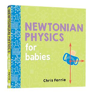 英文原版 宝宝智学园 Baby University:Newtonian Physics for Babies 纸板书 宝宝的牛顿力学