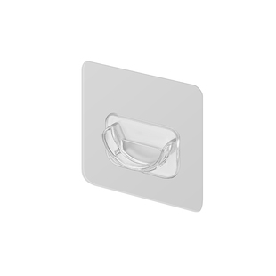 伸缩杆固定托浴帘杆固定底座挂杆透明粘贴式窗帘杆支架免打孔杆托