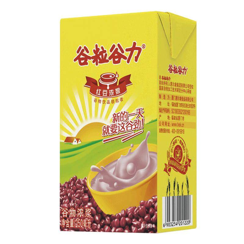 谷粒谷力厦门红豆早餐奶营养