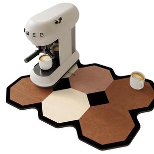 咖啡机台面吸水垫厨房沥水垫现代轻奢隔热西餐垫硅藻泥餐桌垫茶垫
