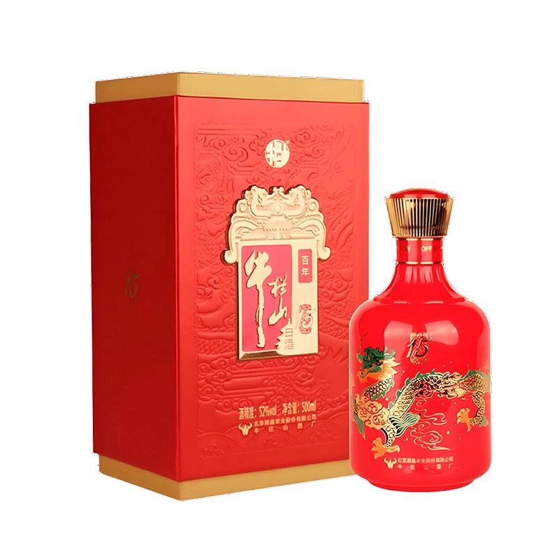 牛栏山百年52度红龙500ml