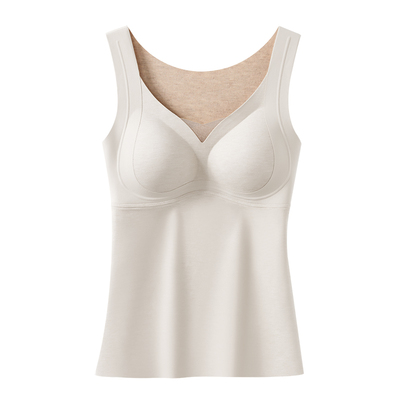 轻存保暖背心加绒免穿文胸