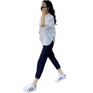 欧洲站春秋装2026新款欧货法式别致长袖白色衬衫上衣女设计感小众