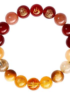 普陀山五行平衡水晶手串