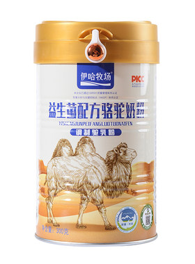 伊哈牧场益生菌高钙中老年驼奶粉