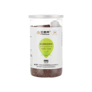 安康富硒黑苦荞茶500g罐装麦香味