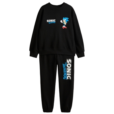 【索尼克】HM童装男童套装2件式秋新款卫衣运动慢跑裤长裤1304822