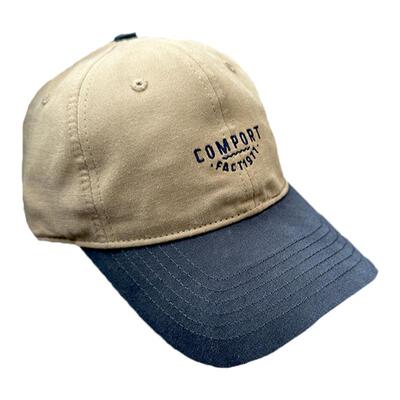 美式复古撞色大头围鸭舌帽