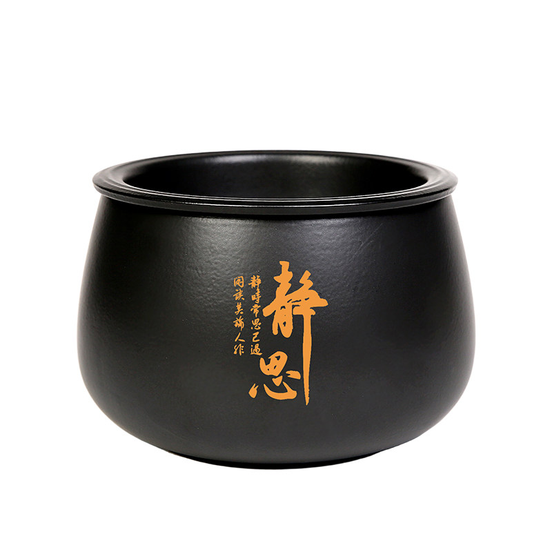 粗陶深空大号茶洗茶渣缸