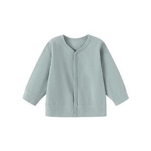 babylove宝宝开衫春秋长袖婴幼儿外套弹力外穿休闲上衣简约百搭