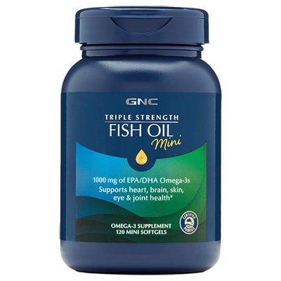 GNC健安喜三倍深海鱼油120粒