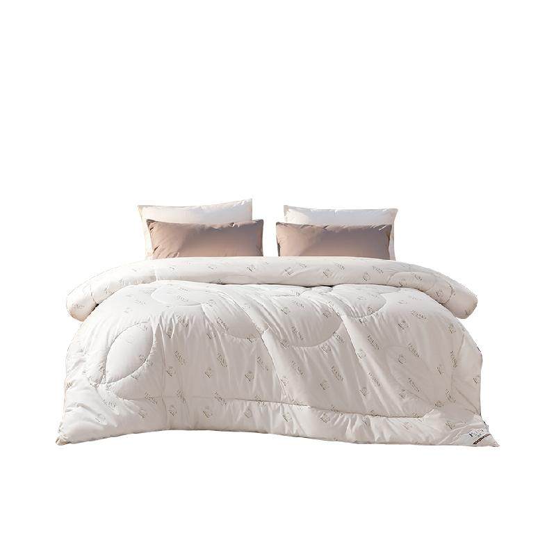 富安娜羊毛被100纯羊毛子母被澳洲羊绒被保暖冬被四季被芯春秋被