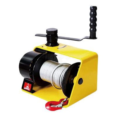 沪工手摇绞盘涡轮蜗杆自锁式重型手动绞车卷扬牵引葫芦起重升降机