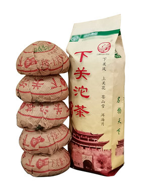 生普洱下关沱茶2007年甲沱袋装