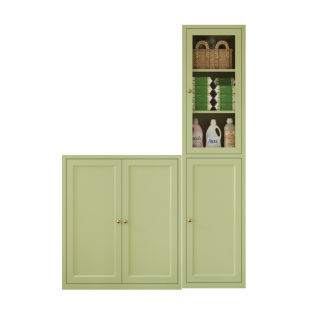 钢制阳台收纳柜防水防晒铁皮多层储物柜家用落地矮柜杂物柜飘窗柜