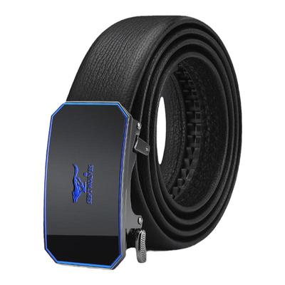 七匹狼皮带内穿式头层牛皮腰带