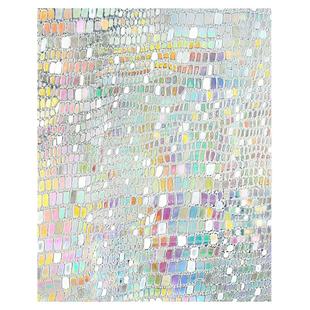 现代简约无胶静电防霉抑菌窗饰膜防晒隔热膜遮阳帘鳄鱼皮喜玛拉雅