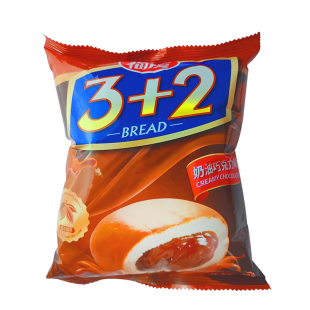 福厦3+2面包奶油巧克力夹心爆浆三加二老式传统天津早代餐零食品